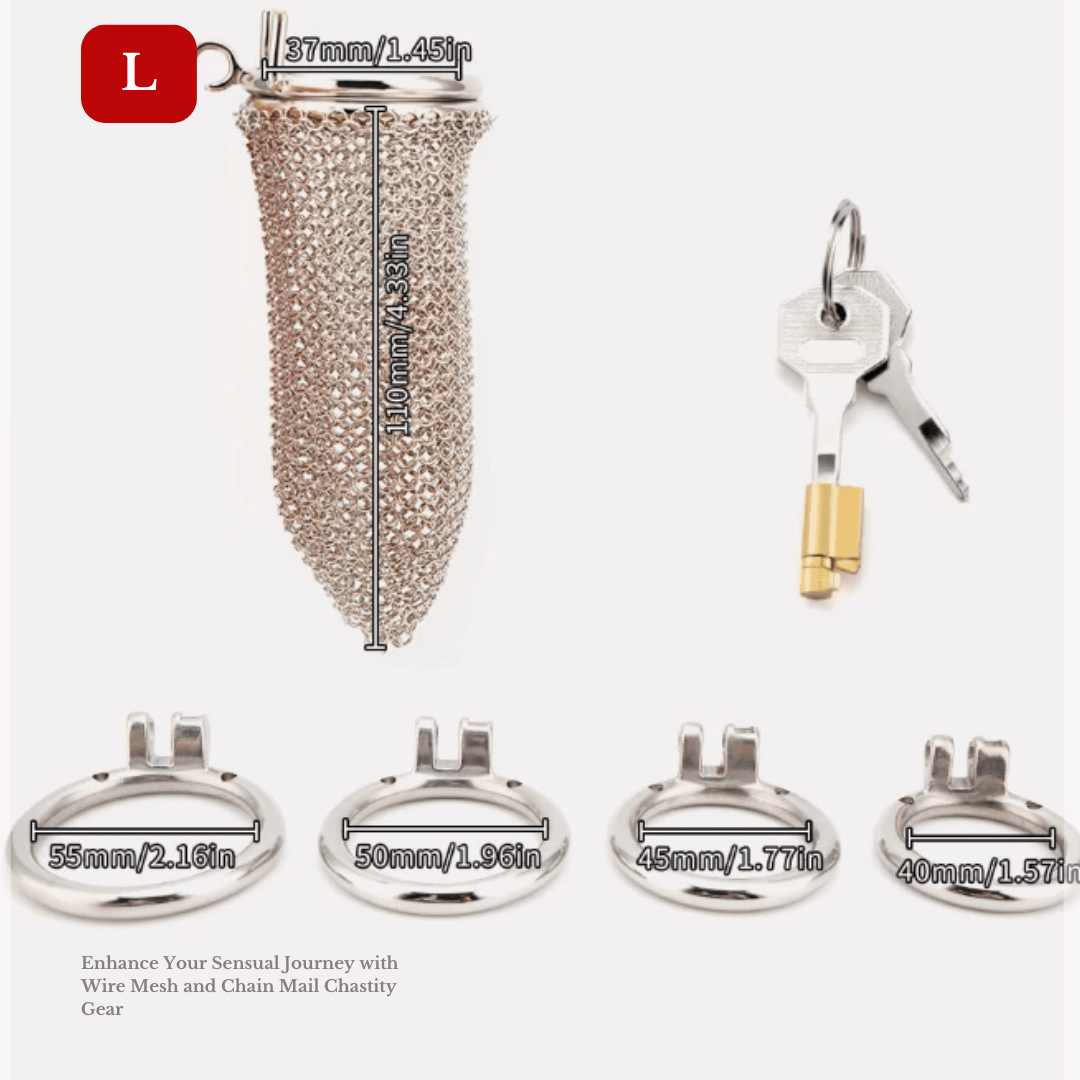 Premium Mesh Chastity Device for Ultimate Control