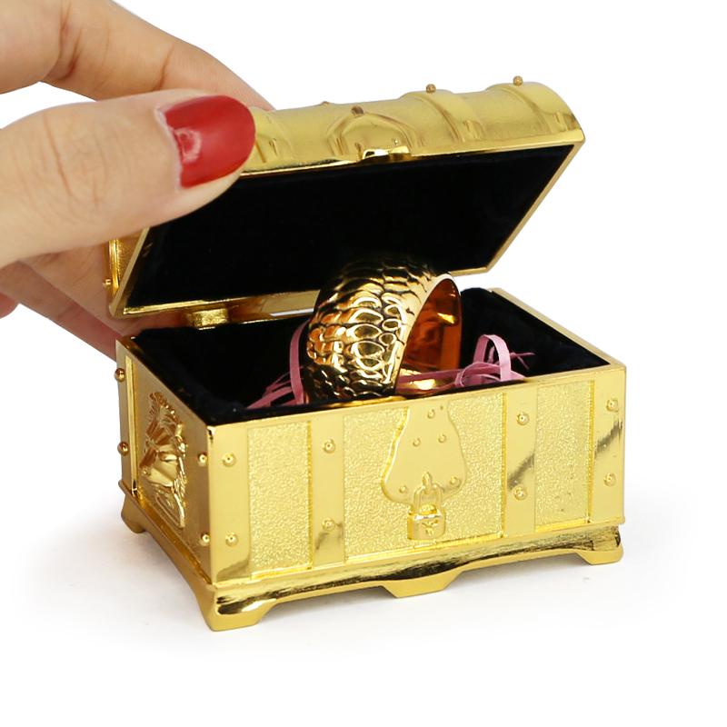 24K Gold - Dragon Scales Glans ring