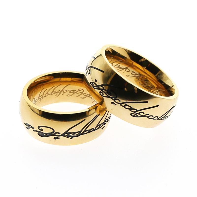 24K gold glans ring
