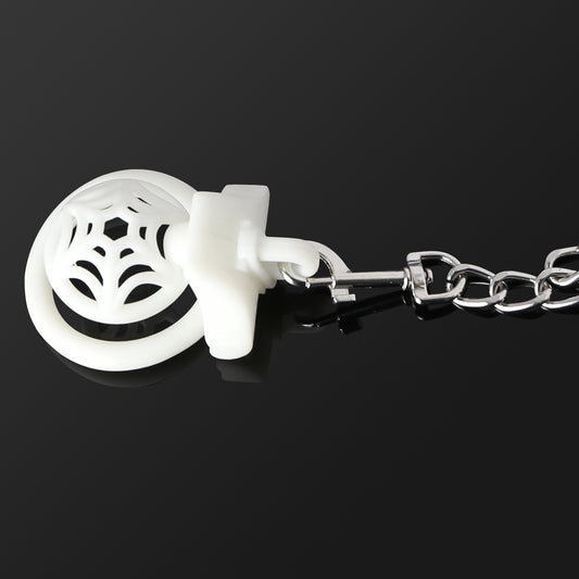 3D Spidernet Chastity Device with Chain and MICRO Cock Cage