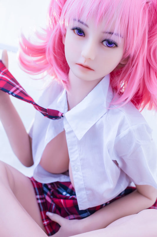 Cute student-style love doll Olive in Japanese uniform