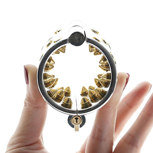 Intense CBT Play with Kali’s Teeth Bracelet – Spiked Chastity