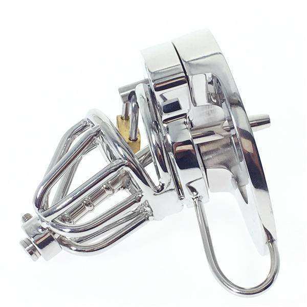 Why use a cock cage with ball stretcher and urethral plug?