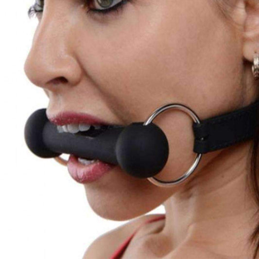 Comfortable pony play bit gag