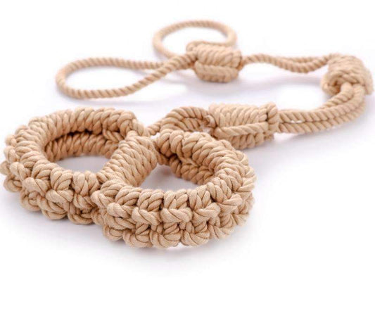 Aesthetic BDSM bondage restraints