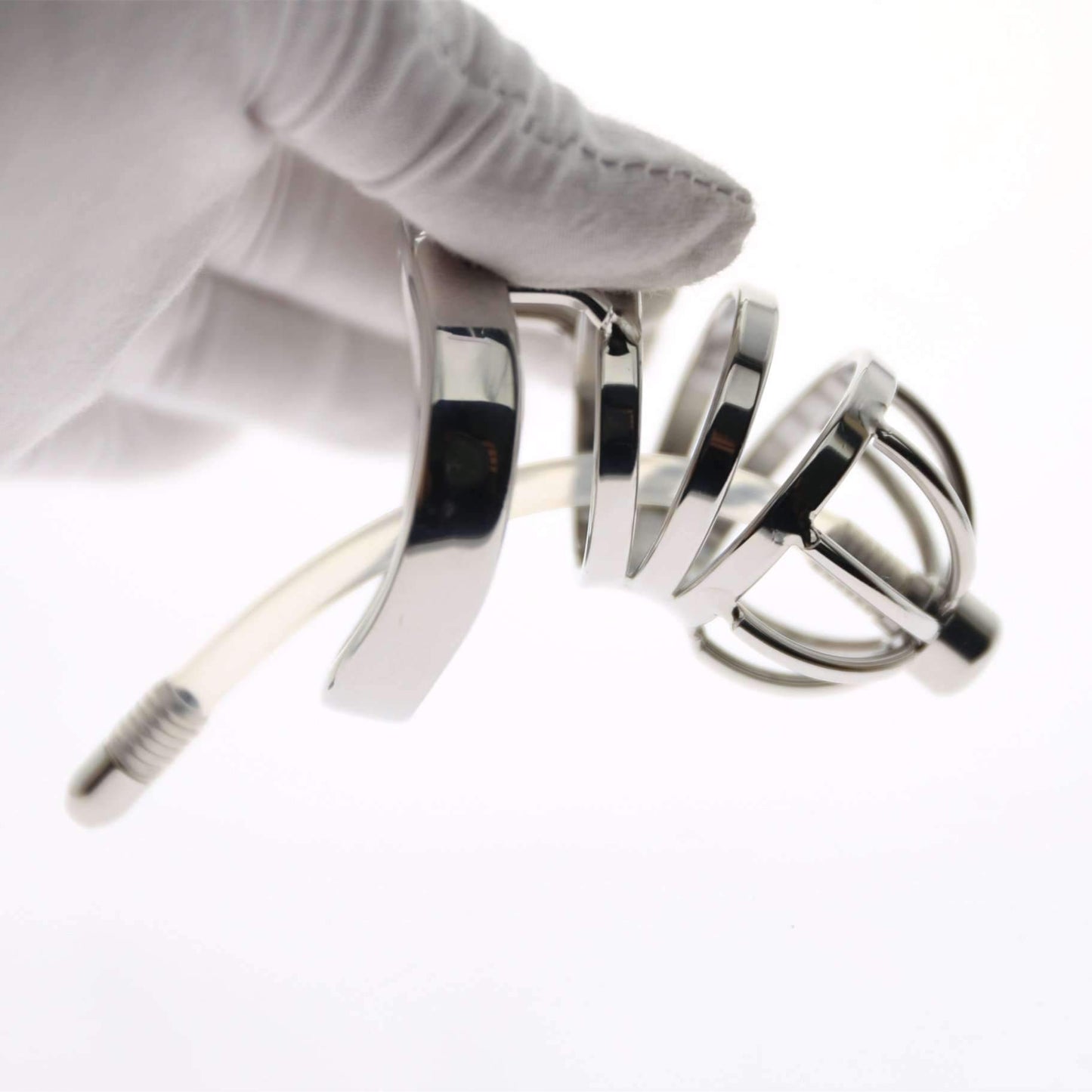 Comfortable and breathable male chastity device for daily use