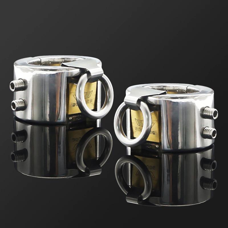 Pierced scrotum ring stretcher
