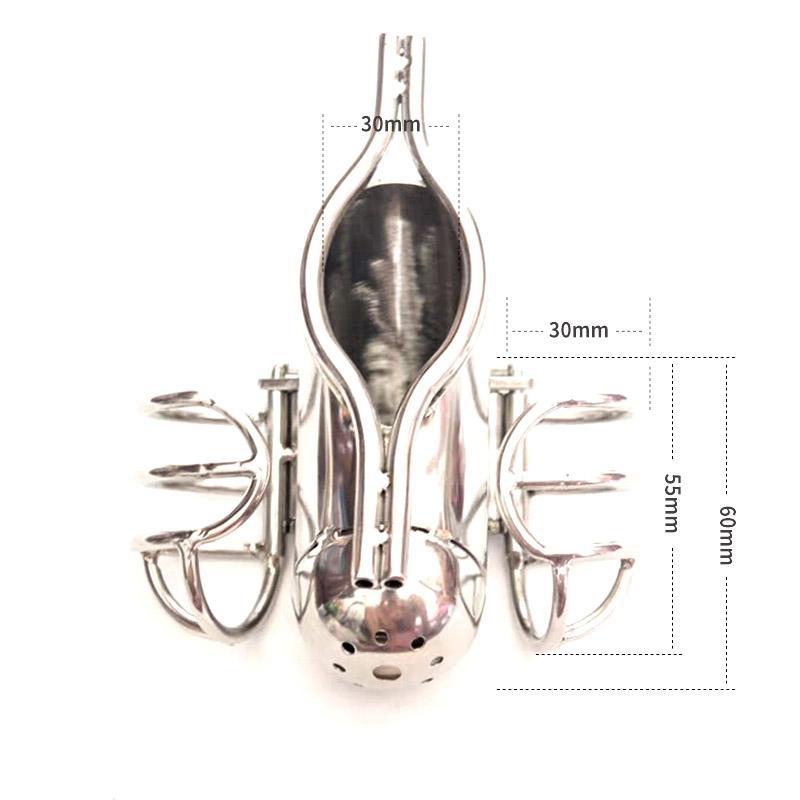 Secure and comfortable male chastity