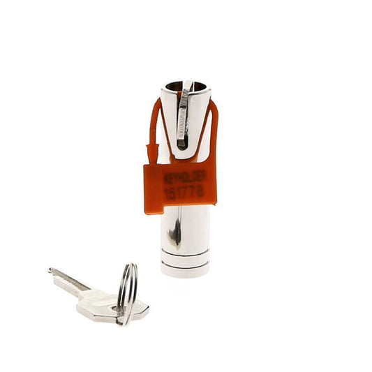 Chastity emergency backup key box discreet design