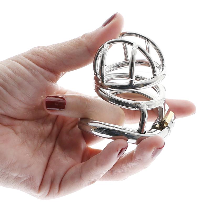 Male chastity cage for submission and denial