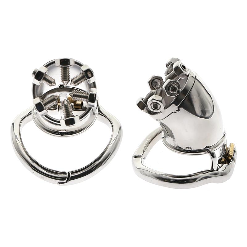 Comfortable NC12 chastity device for CBT play