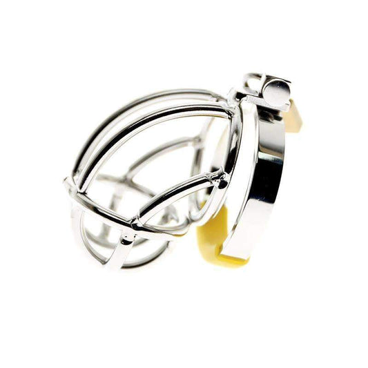 Male chastity cage with wide design