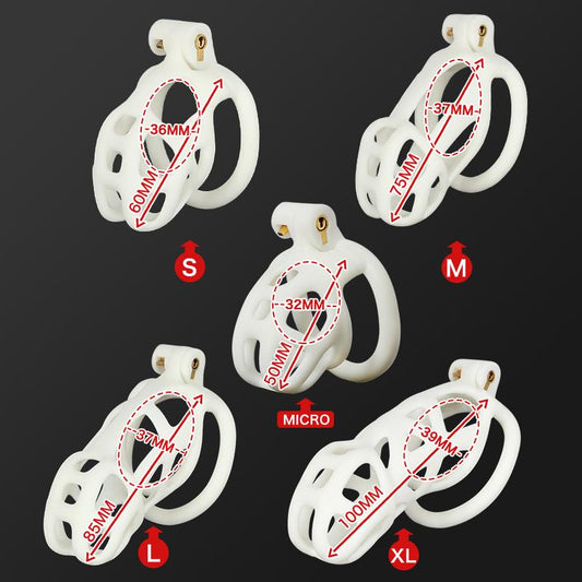 Customizable 3D printed chastity device