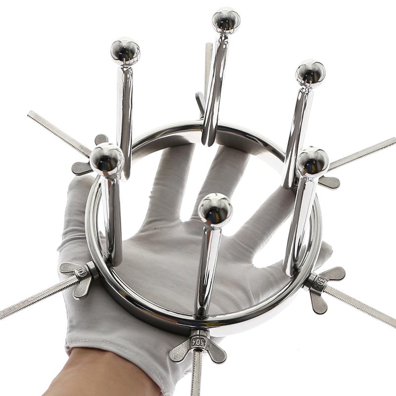 Amateur MILF In Spreader Bar Made To Cum Multiple Times, Squirt And Ass To Mouth Dildo - Foto 10