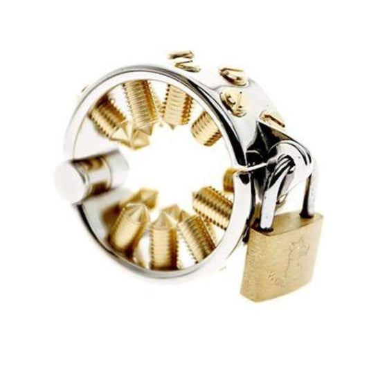 Femdom CBT toy with long sharp Kali’s Teeth