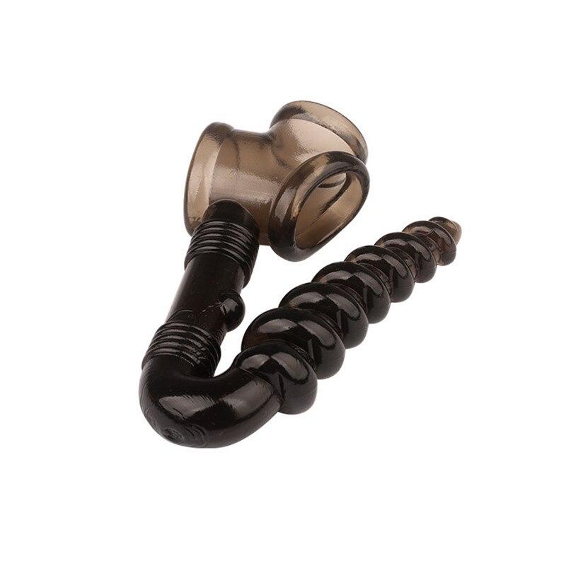 Flexible silicone anal toy