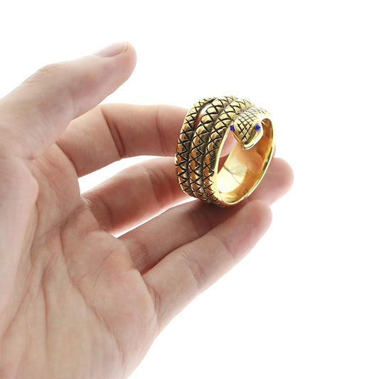 Luxury gold cock ring