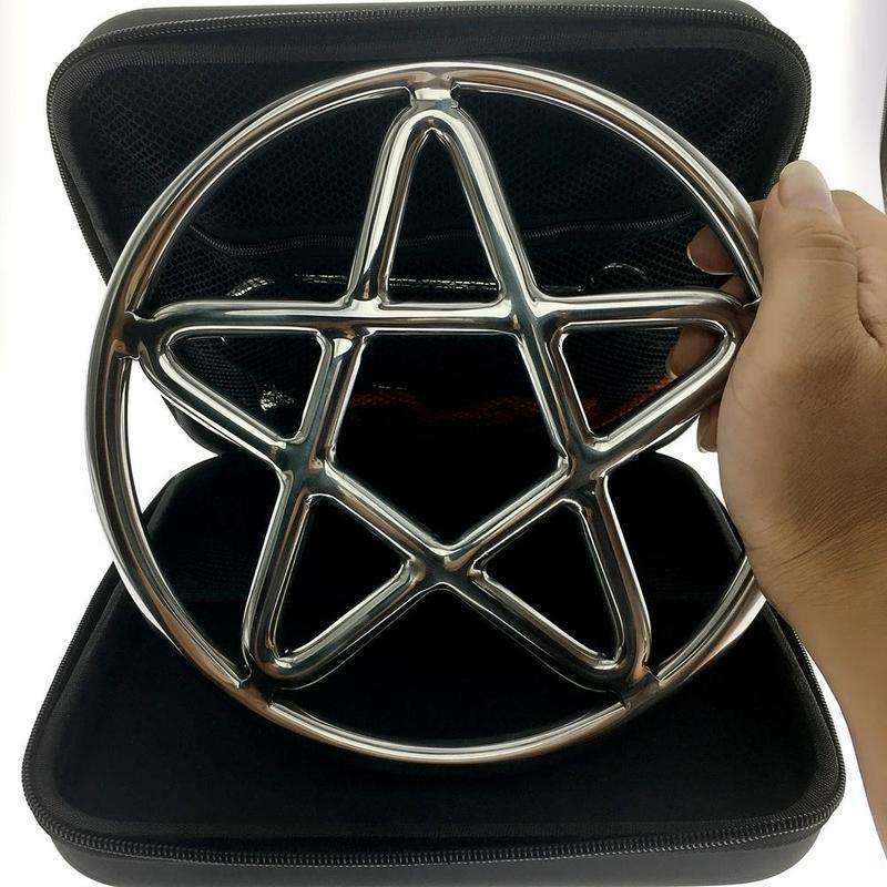 Shibari ring with pentagram design