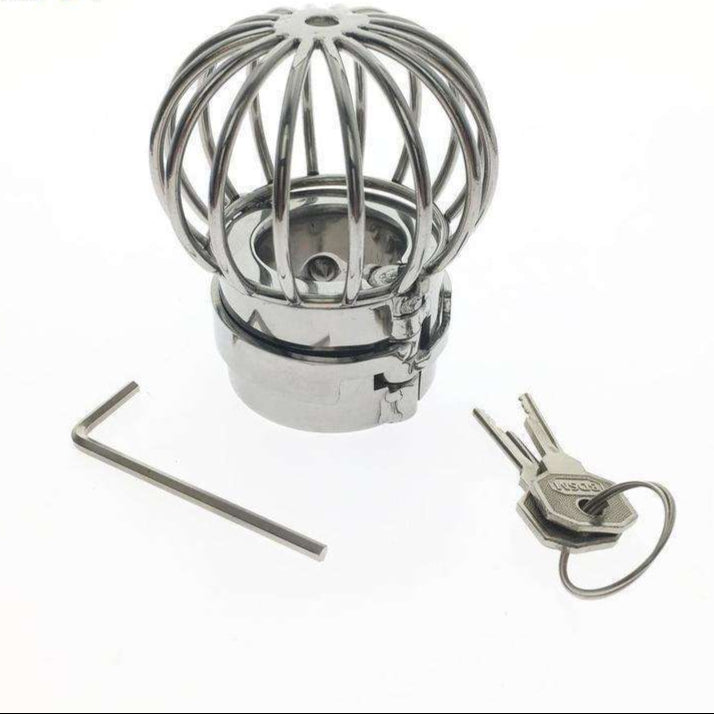 Weighted scrotum clamp and restraint