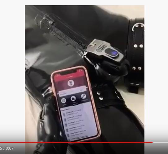 High-quality app-controlled chastity device for remote pleasure