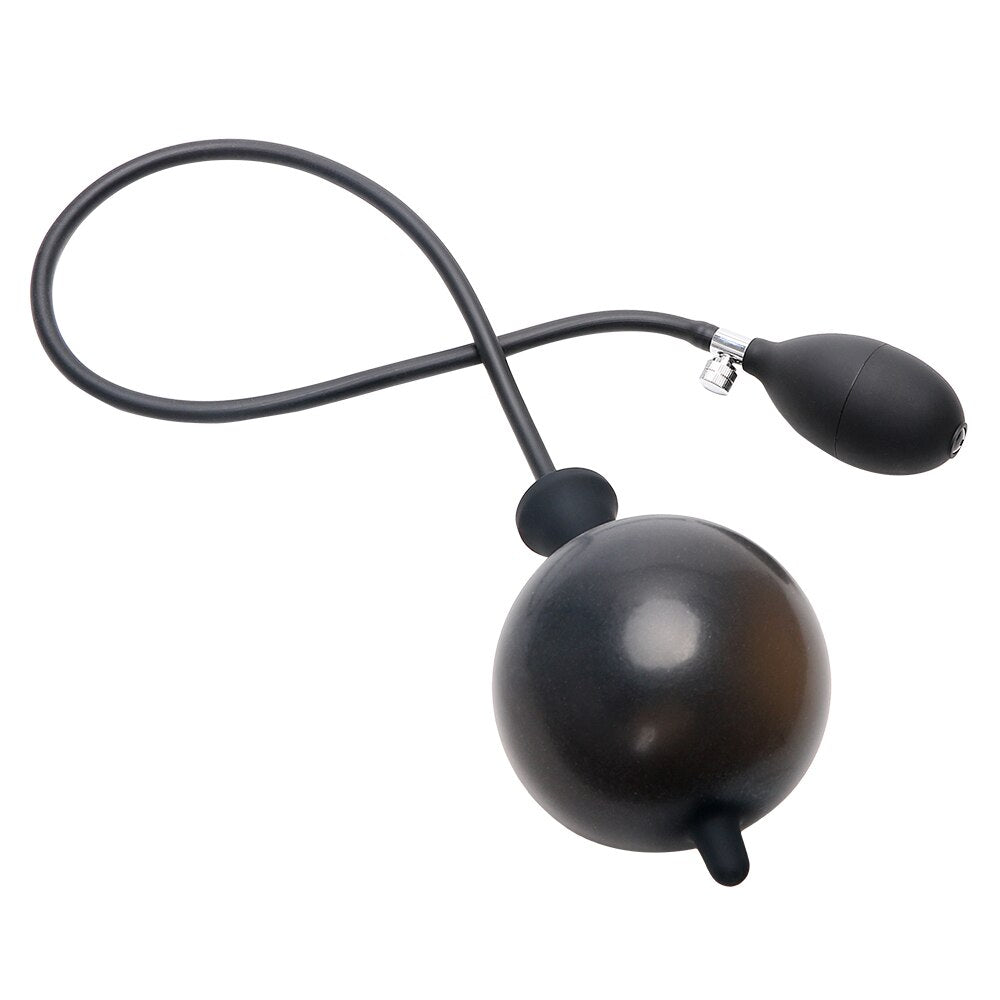 Inflatable anal plug for beginners and pros