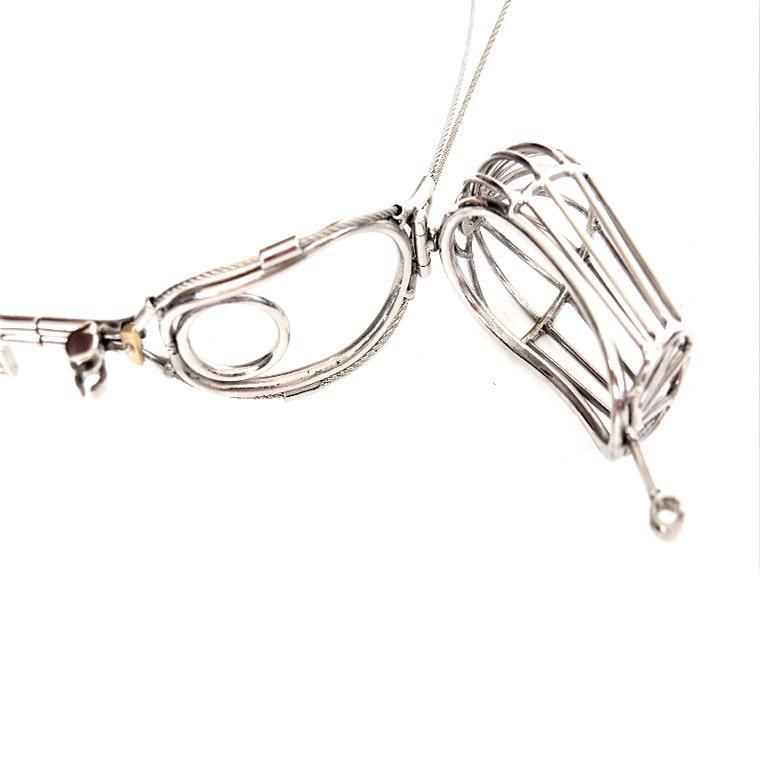 Male Chastity Device Jail House – Linked Steel Design