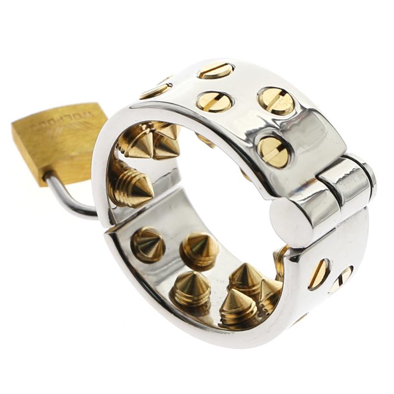 Kalis teeth chastity device for extreme male denial
