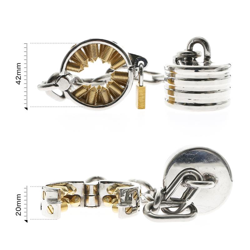 Ball torture toy with adjustable weight system