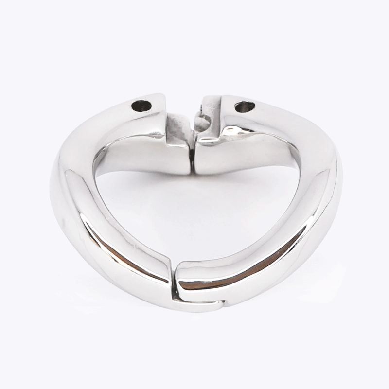 Male chastity cage in medical-grade steel