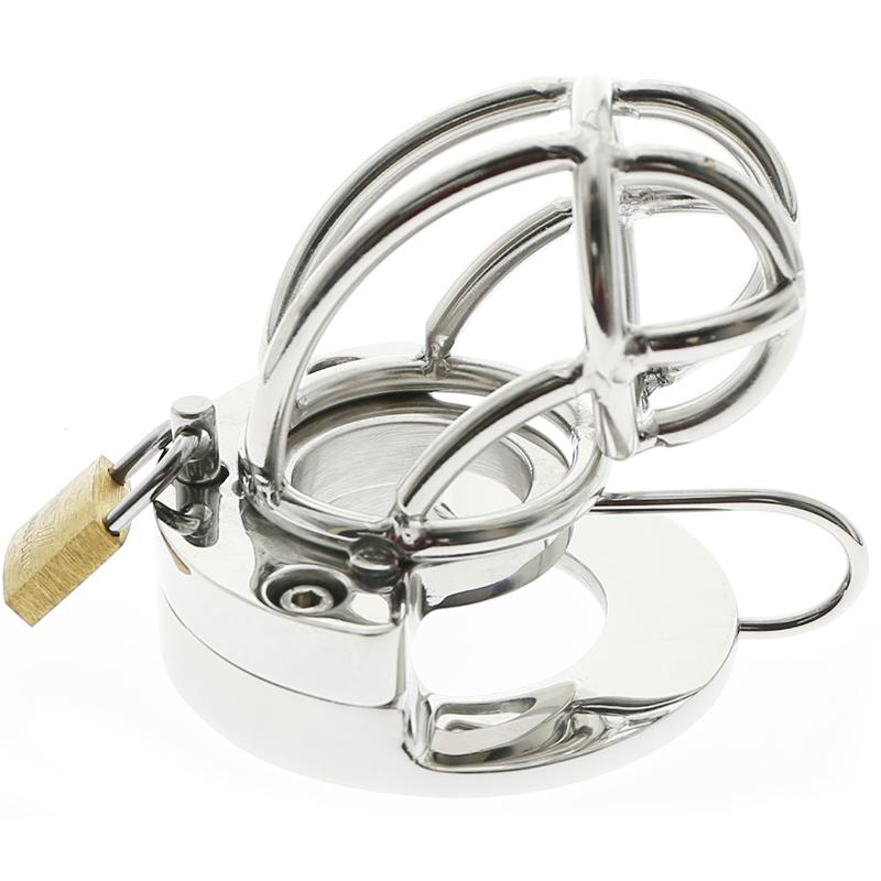 chastity cage with ball tugger