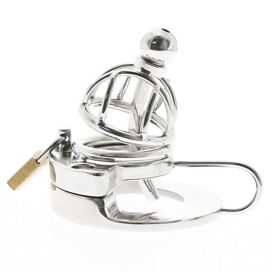 2-in-1 chastity and ball stretching