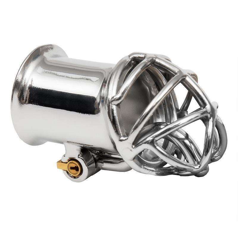 Chastity device for men with PA piercing