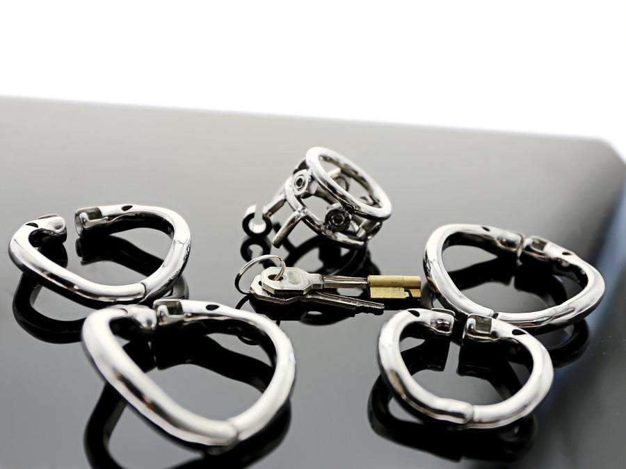 Spiked CBT Chastity Bracelet for Extreme BDSM Restraint
