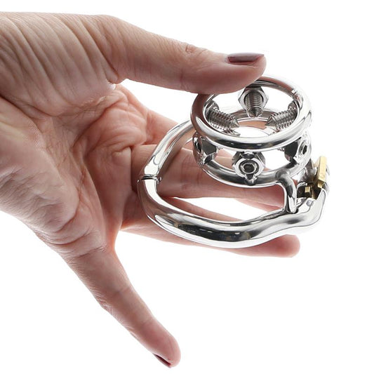 Spiked chastity bracelet for male domination