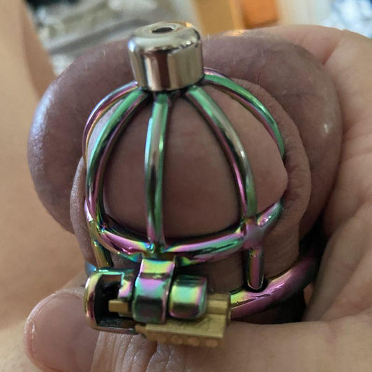 Ultra small male chastity cage