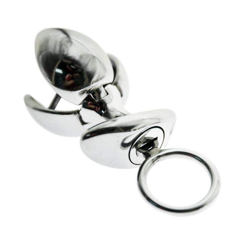 Locking Butt Plug for Anal Chastity Sex Toys -lovershop01