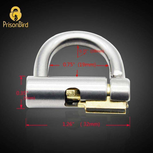 Premium PA locking chastity device for men