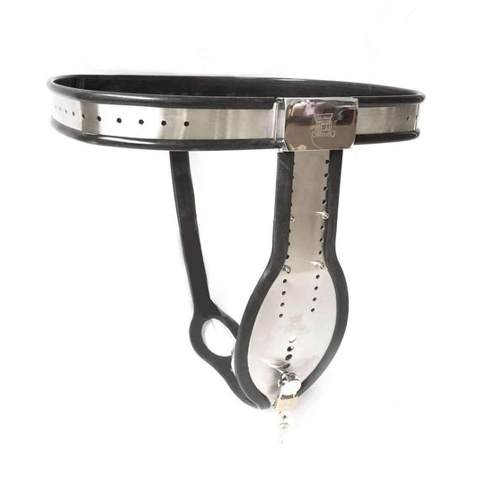 Looking for a comfortable yet secure male chastity belt? The Pavo belt fits you perfectly!