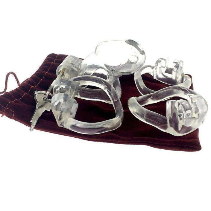Premium resin cock cage for intense experiences