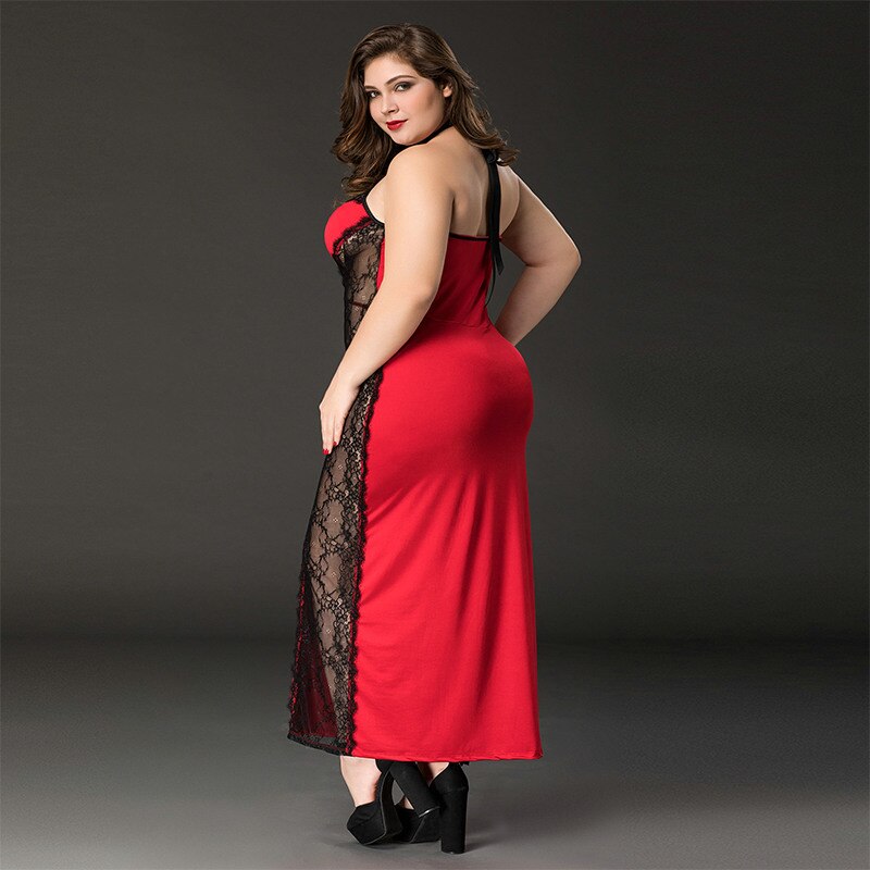 Sexy Lingerie Silk Nightgowns Lace Sleepwear