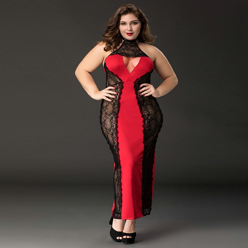 Sexy Lingerie Silk Nightgowns Lace Sleepwear