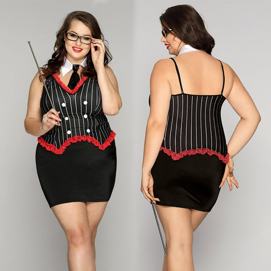 Sexy Teacher School Uniform Cosplay Lingerie Set Erotic