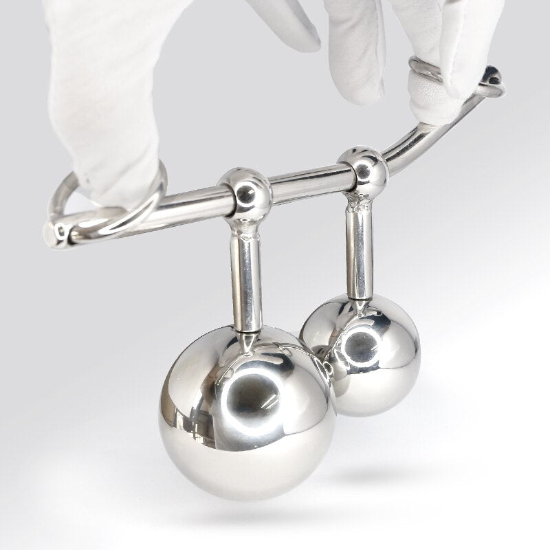 Double Ball Anal Plug Vaginal Belt Anal Hook Asslock Chastity Device FOR WOMEN Sex Toys -lovershop01