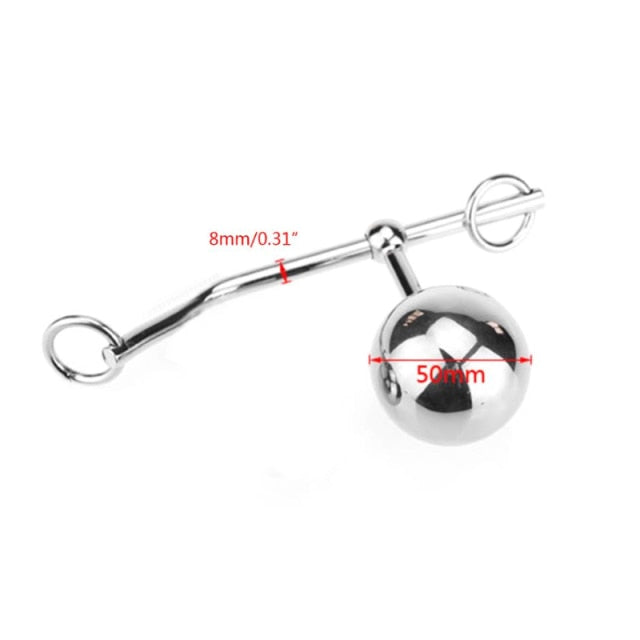 Double Ball Anal Plug Vaginal Belt Anal Hook Asslock Chastity Device FOR WOMEN Sex Toys -lovershop01