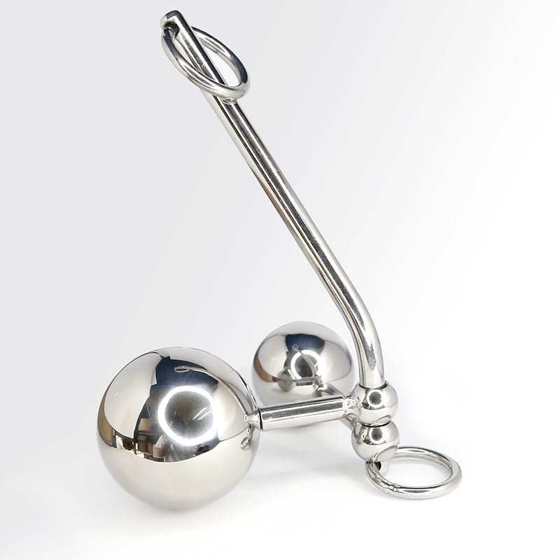 Double Ball Anal Plug Vaginal Belt Anal Hook Asslock Chastity Device FOR WOMEN Sex Toys -lovershop01