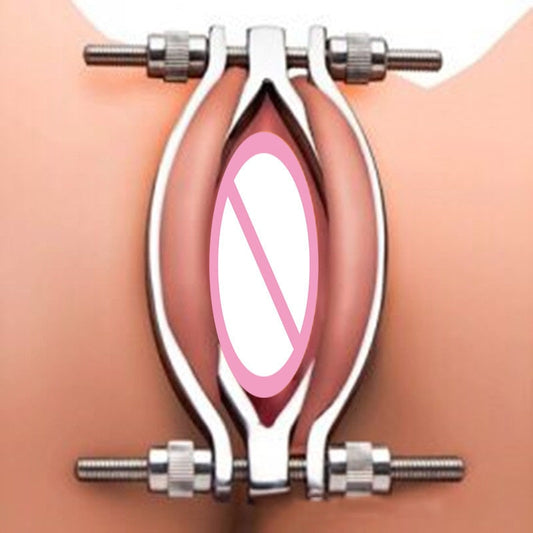 PUSSY TRAP LABIA CLAMP WITH LEASH VAGINA SPREADER SEXY TOYS FOR WOMEN Sex Toys -lovershop01