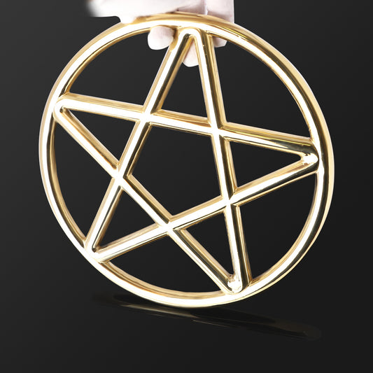 GOLD PENTAGRAM SHIBARI SUSPENSION RING BONDAGE GEAR Sex Toys -lovershop01