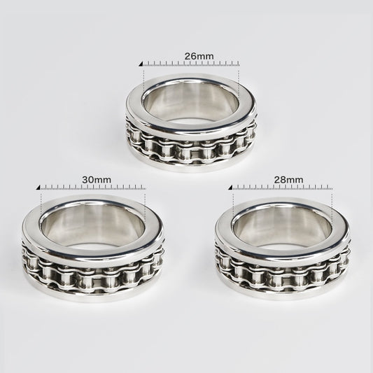 CHAIN GLANS RING STAINLESS STEEL MALE SEX TOYS Sex Toys -lovershop01