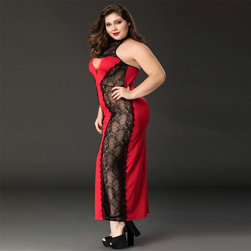 Sexy Lingerie Silk Nightgowns Lace Sleepwear