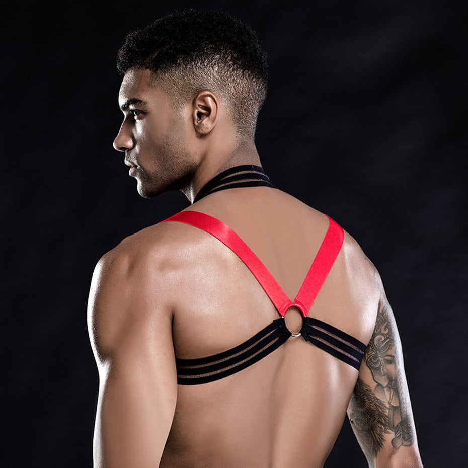 Men's Vest Pajamas Erotic Harness Role Play Costumes